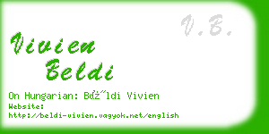 vivien beldi business card